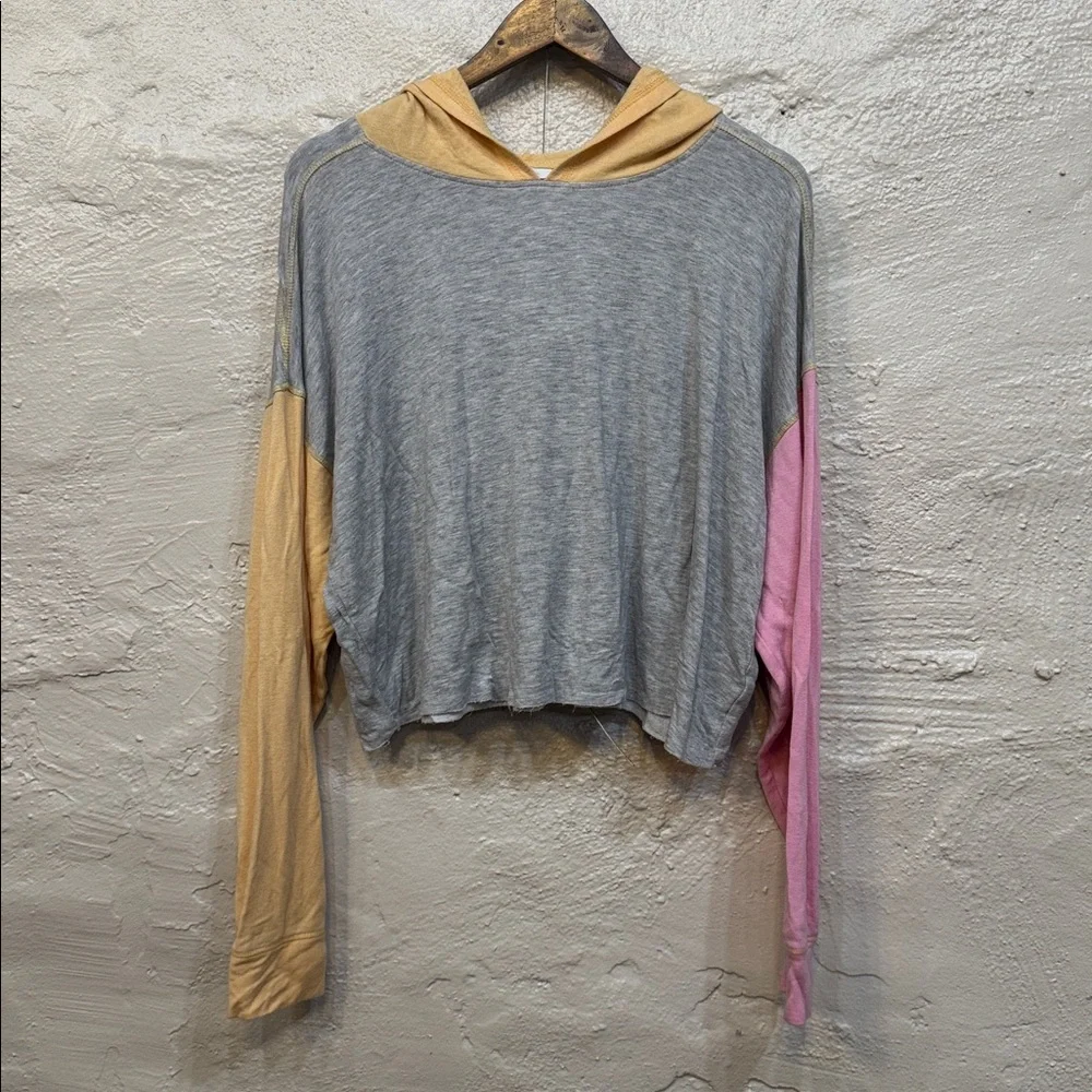 Colsie XL Loungewear Sleepwear Y2K Crop Patch Cut Off 2 Pc Shorts Top - Picture 3 of 13